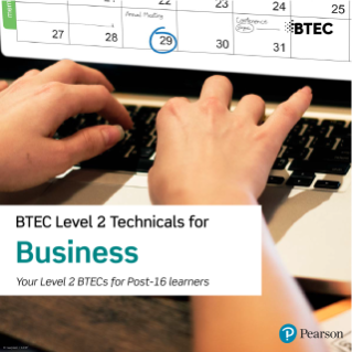 BTEC Level 2 Technicals for Business course details